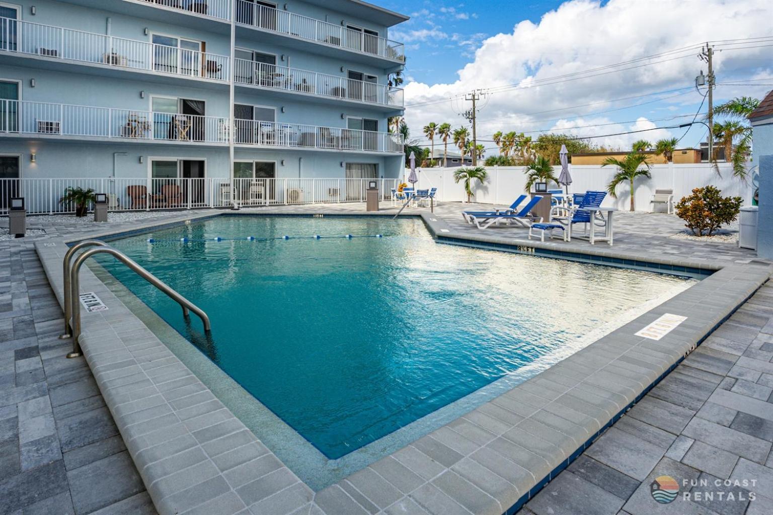 Stunning Ocean Views Steps From The Beach With Pool! Fabulous 4Th Floor Studio! New Smyrna Beach Exteriör bild
